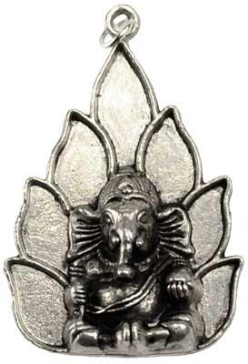 Ganesh On Lotus