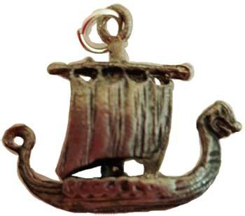 Viking Ship Amulet