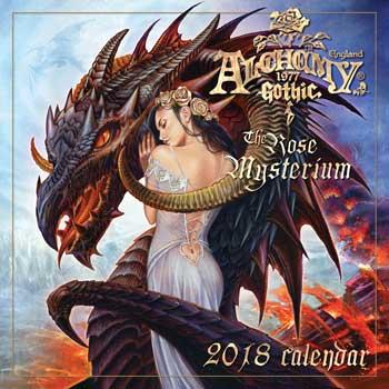 2018 Alchemy Gothic Calendar By Llewellyn
