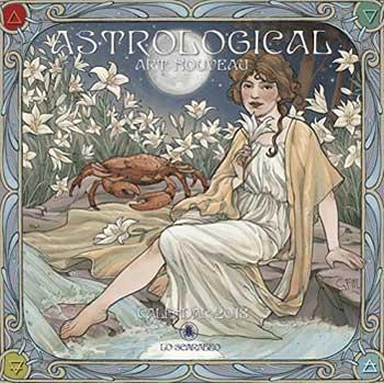 2018 Astrological Art Nouveau Calendar By Llewellyn