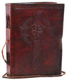 Celtic Cross Leather W- Cord