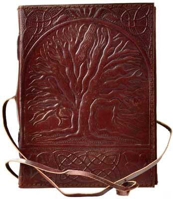 Sacred Oak Tree Leather W-cord