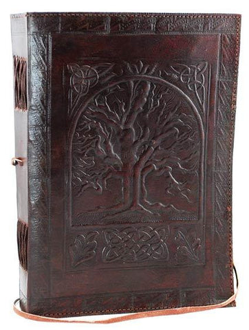 Tree Of Life Leather W- Cord