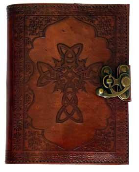 Celtic Cross Leather W- Latch