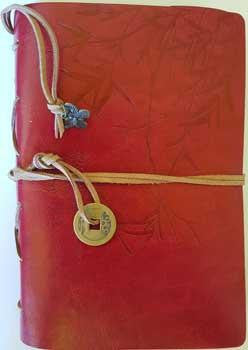 Red I Ching Bamboo Journal