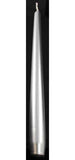 9" Silver Taper