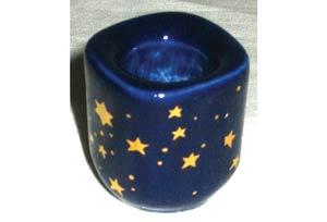 Cobalt Ceramic Starry Holder