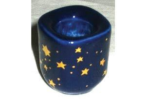 Cobalt Ceramic Starry Holder