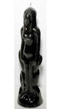 Black Female Candle 7"