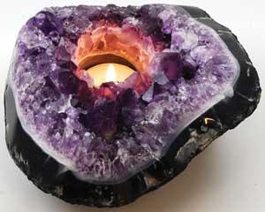Amethyst Tealight Holder