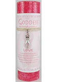 Love Pillar Candle With Goddess