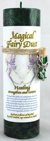 Healing Pillar Candle- Fairy Dust