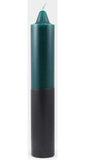 9" Green- Black Pillar