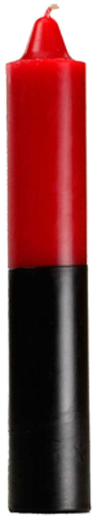 9" Red- Black Pillar