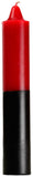 9" Red- Black Pillar