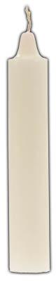 9" White Pillar
