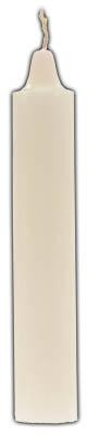 9" White Pillar