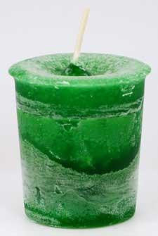 Money Herbal Votive - Green