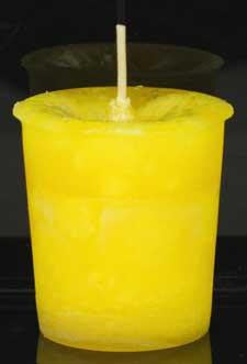 Positive Energy Herbal Votive - Yellow