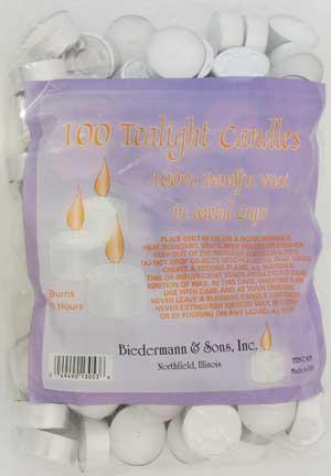 Tealight Candles 100-pk