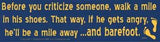 Before You Criticize Someone