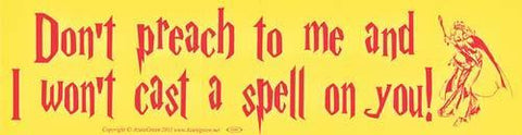 Don't Preach
