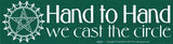 Hand To Hand We Cast