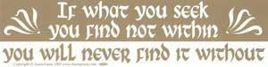 If What You Seek
