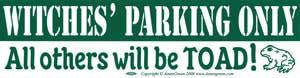 Witches' Parking Only