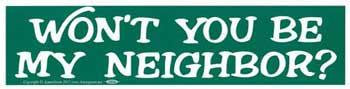 Won't You Be My Neighbor