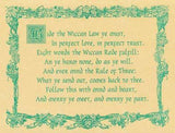 Wiccan Rede (law) Poster