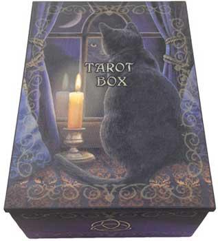 4" X 5 1-2" Black Cat Tarot Box