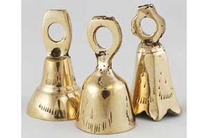 Clear Toned Brass Bell 1 1-2"