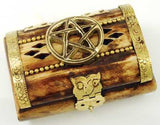 Pentagram Bone Chest 3"x2"