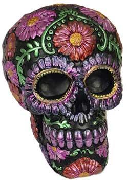 Purple Metallic Skull Bank (medium)