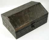 Triple Moon Pentagram Box 4" X 6"