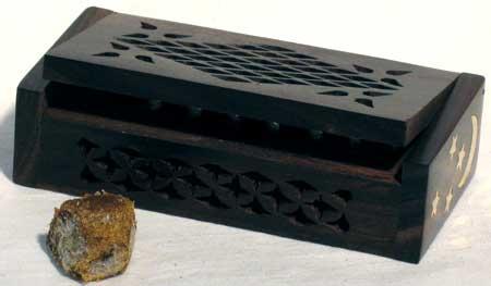 Scent Releasing Box W- Amber 4"x2"