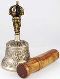 Bronze Tibetan Hand Bell 5"