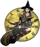 Witch Clock 17 1-2"