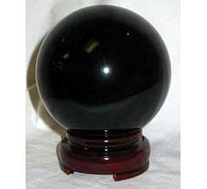 80mm Black Crystal Ball