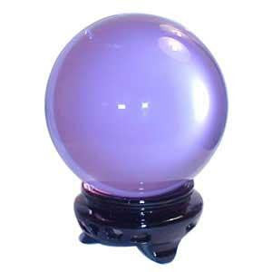 55 Mm Lavender Crystal Ball