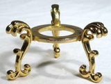 Gold Flower Crystal Ball Stand