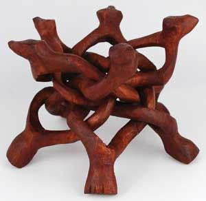 Wood Cobra Stand 6"