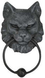 Cat Gargoyle Door Knocker 7"