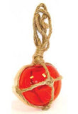 Red Glass Float 5"