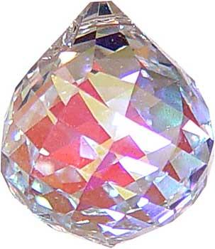 30 Mm Aura Boealus Faceted Crystal Ball