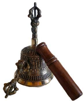 6" Tibetan Bell W- Dorji