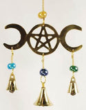 3 Bell Triple Moon Wind Chime