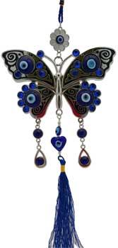 Butterfly Evil Eye Wall Hanging
