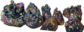 5# Quartz Cluster With Black Color